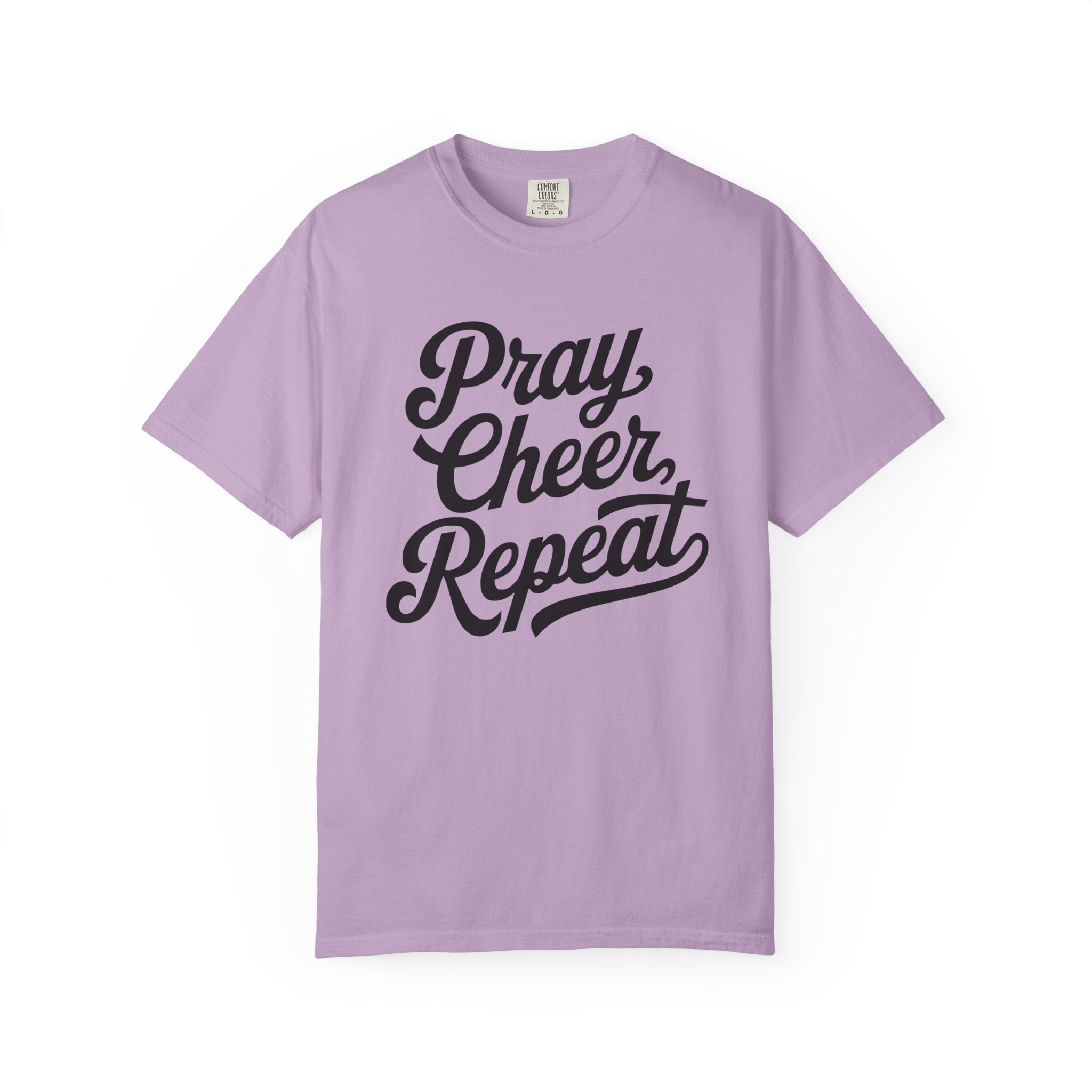Pray. Cheer. Repeat. T-shirt