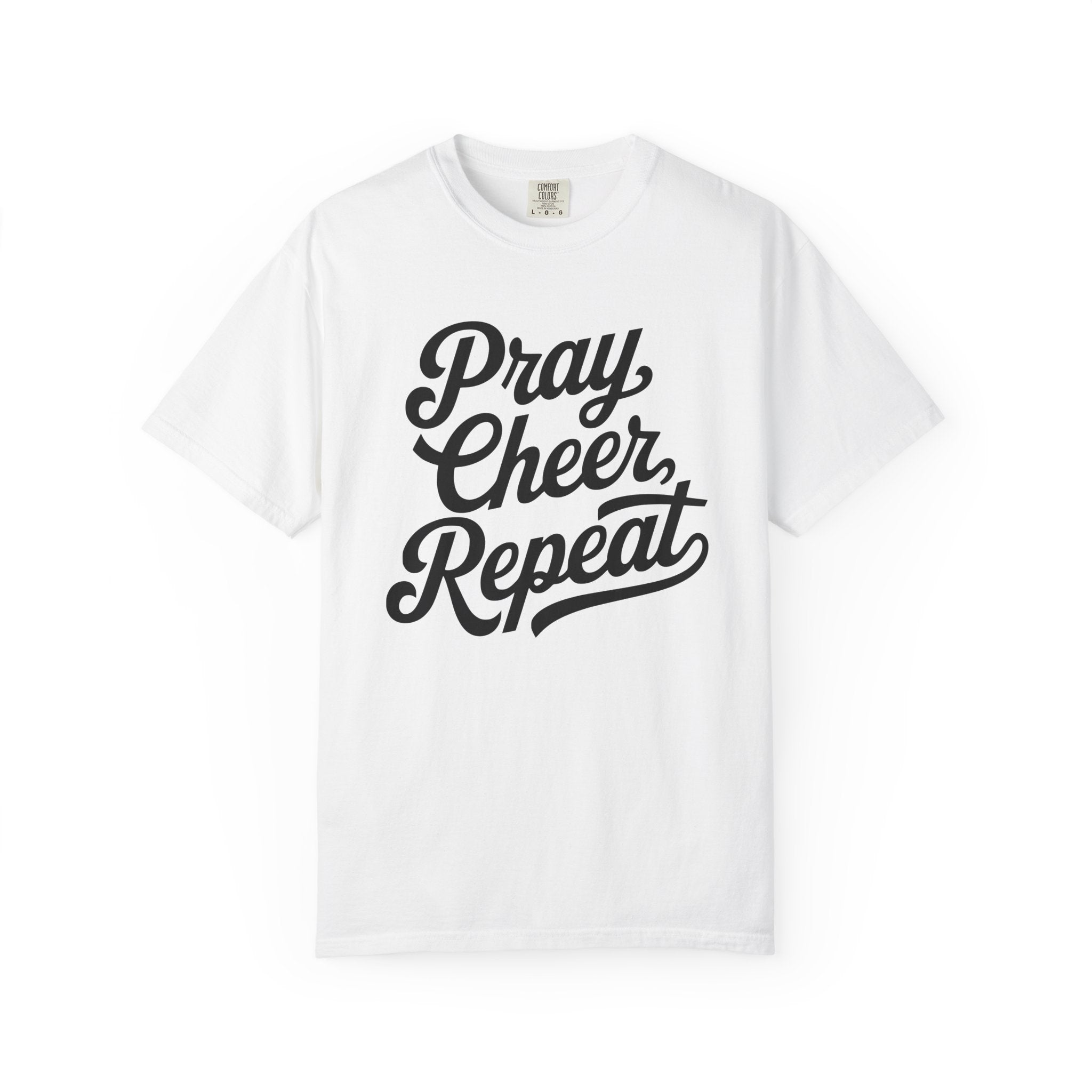 Pray. Cheer. Repeat. T-shirt