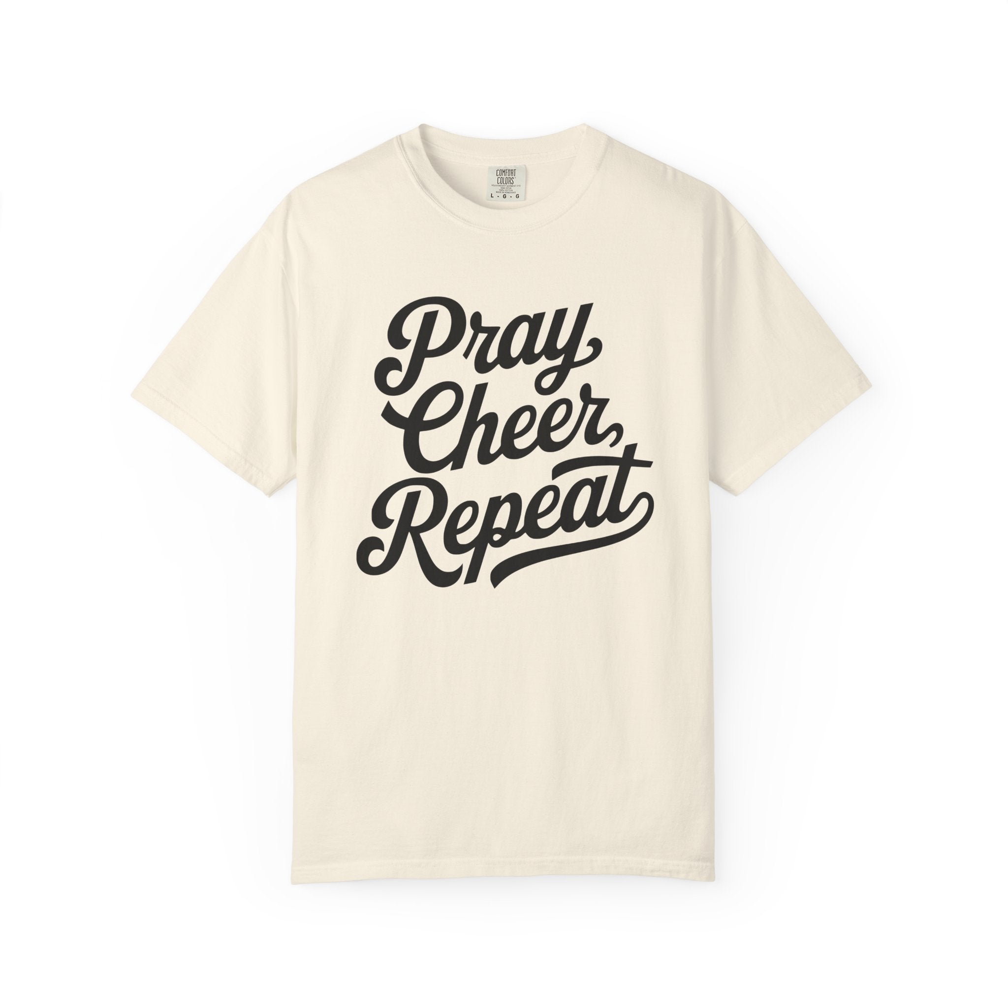 Pray. Cheer. Repeat. T-shirt
