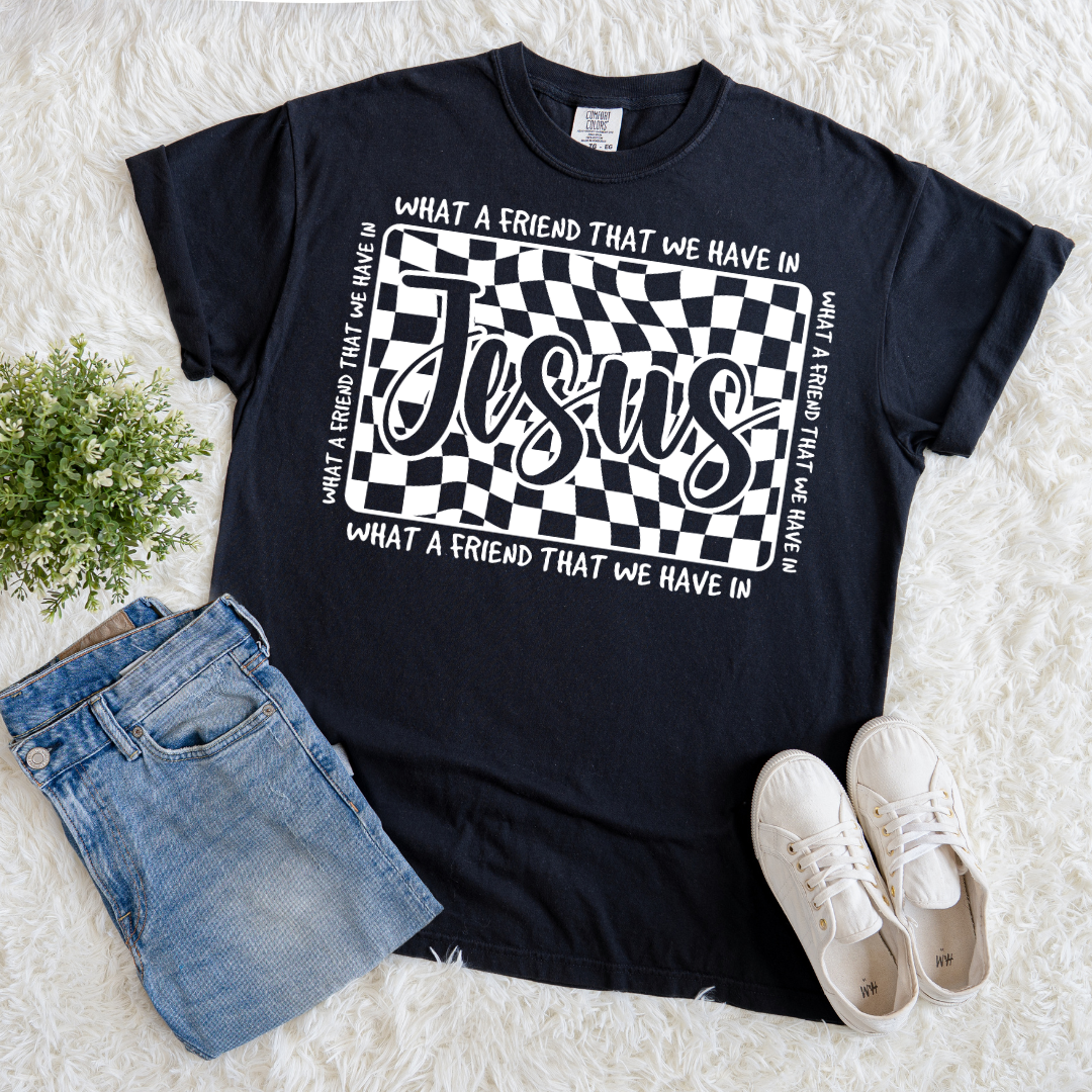 A Friend in Jesus T-shirt