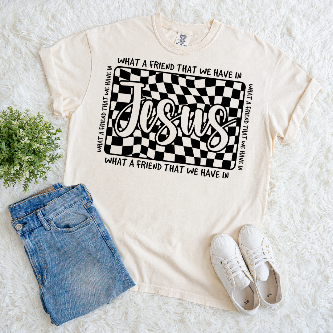 A Friend in Jesus T-shirt