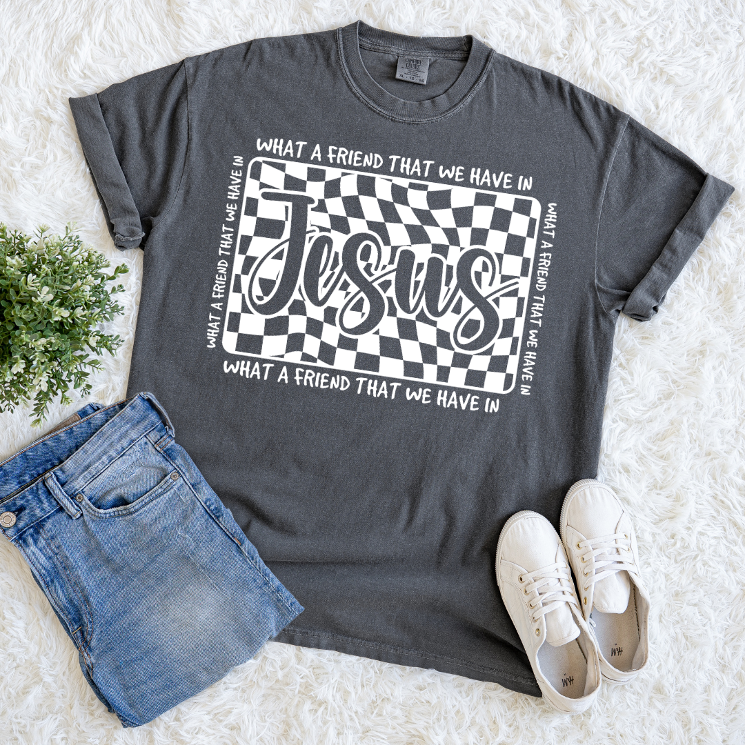 A Friend in Jesus T-shirt