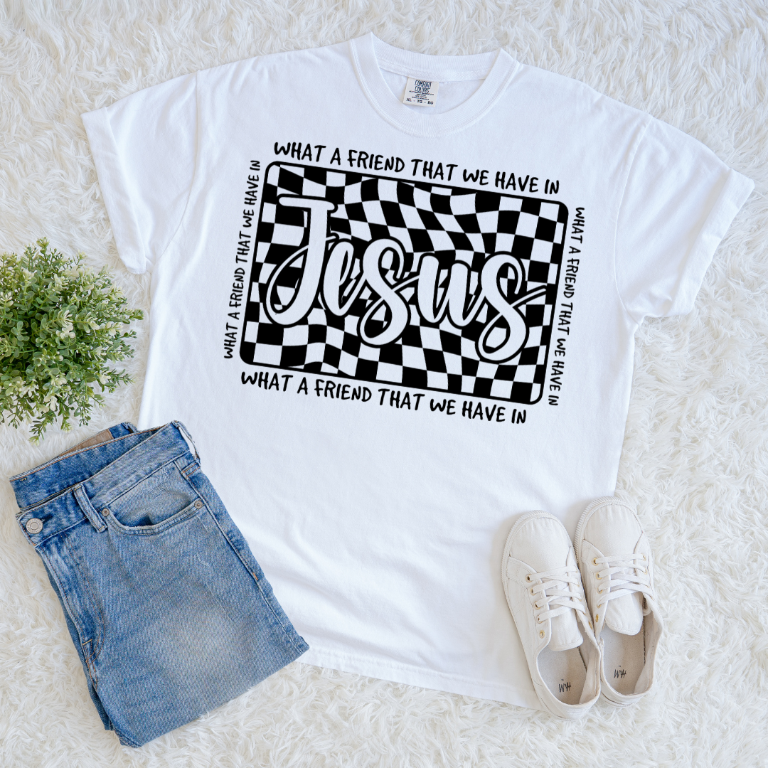 A Friend in Jesus T-shirt