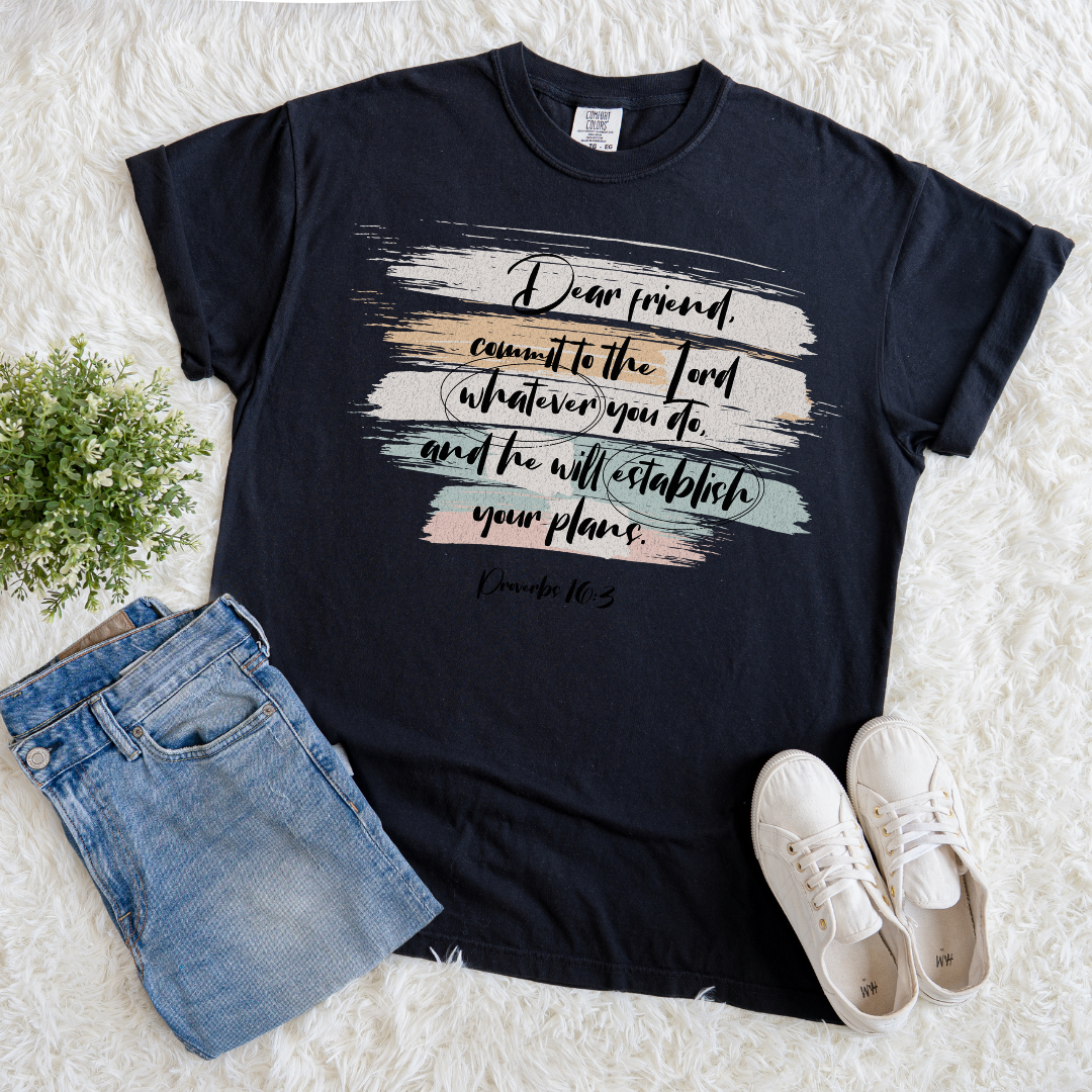 Commit Your Plans T-shirt