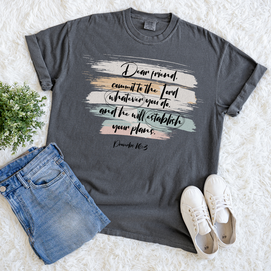 Commit Your Plans T-shirt