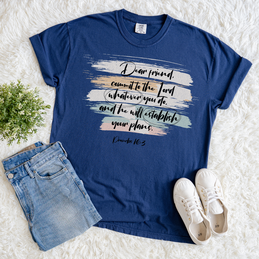 Commit Your Plans T-shirt