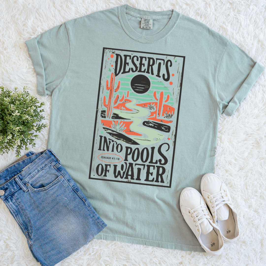 Desert into Pools T-shirt