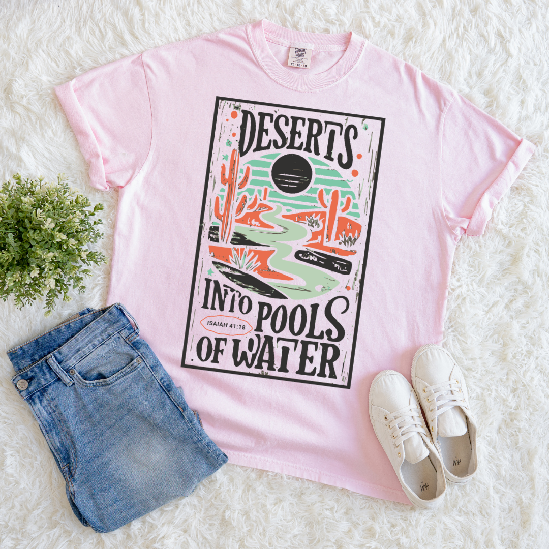 Desert into Pools T-shirt