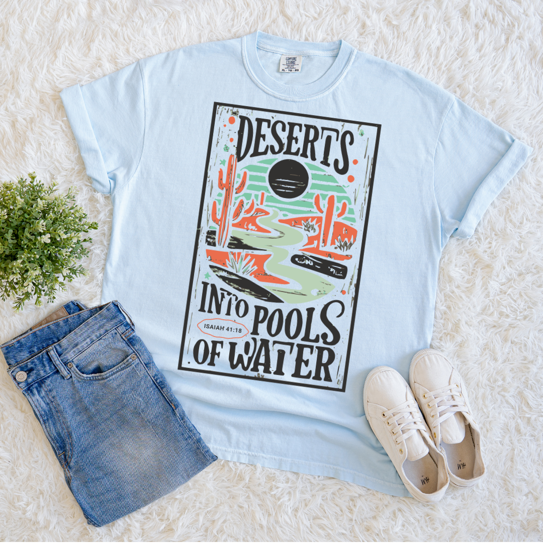 Desert into Pools T-shirt