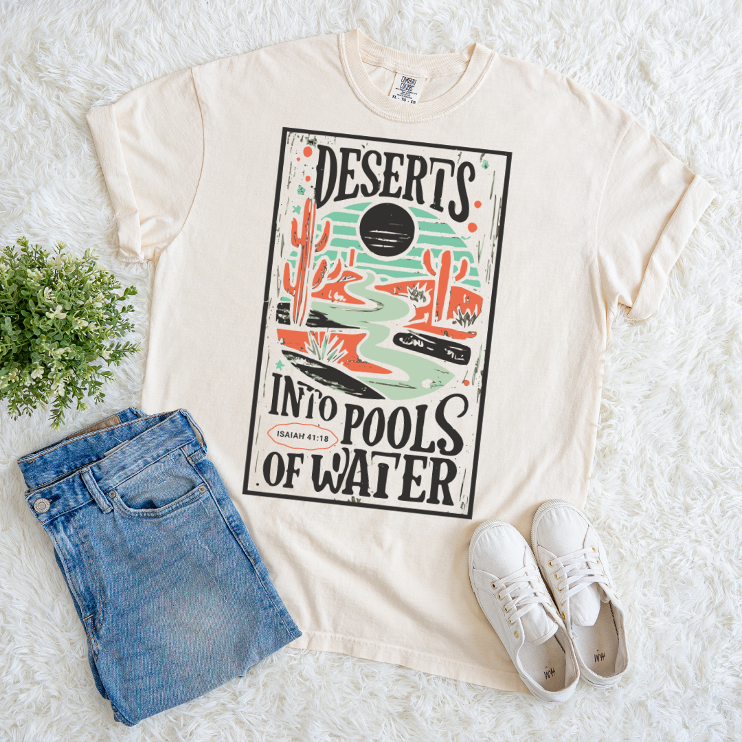 Desert into Pools T-shirt