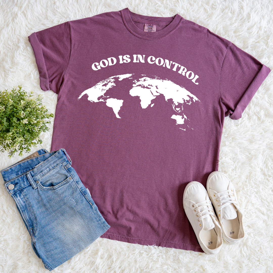 God is in Control T-shirt