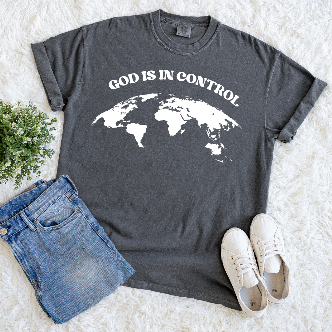 God is in Control T-shirt