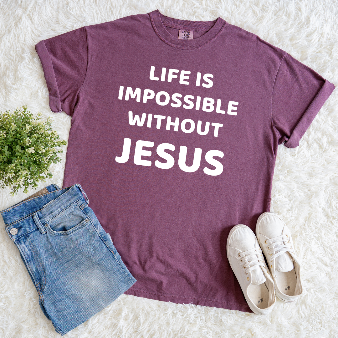 Impossible Without Jesus T-shirt