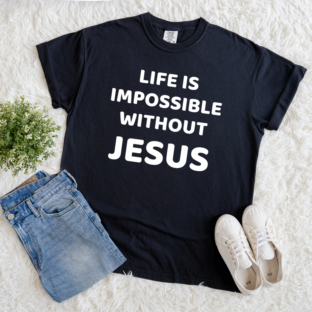 Impossible Without Jesus T-shirt