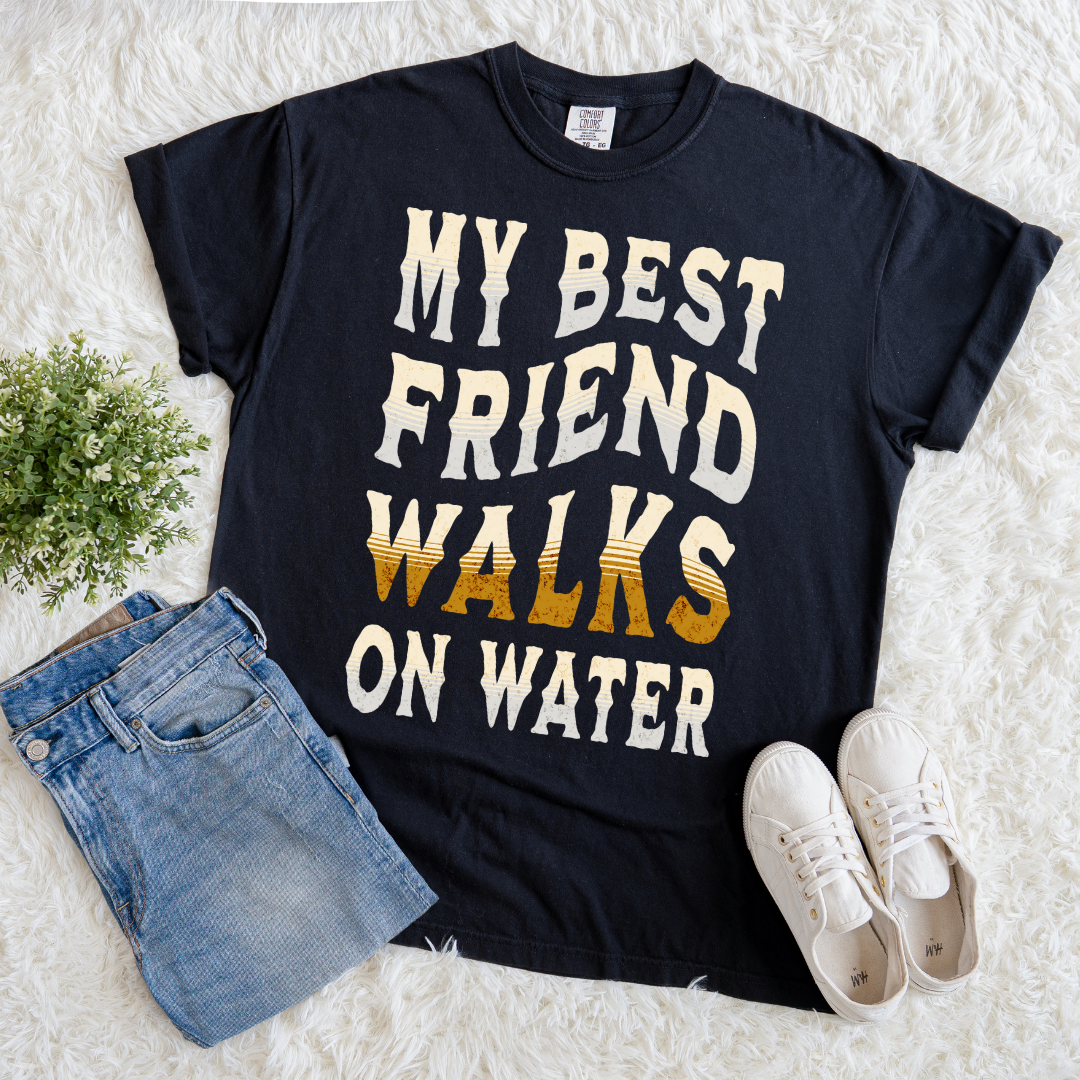 He Walks on Water T-shirt