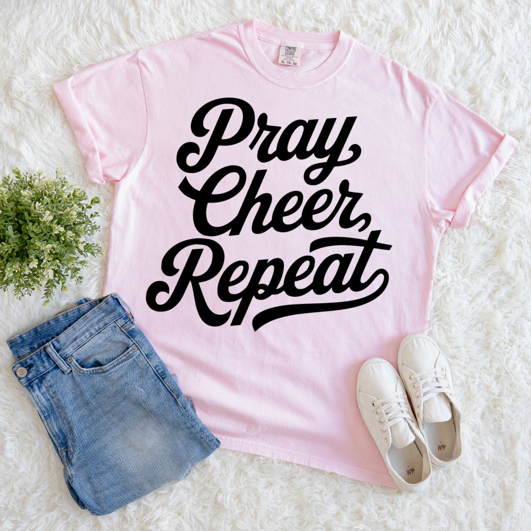 Pray, Cheer, Repeat T-shirt
