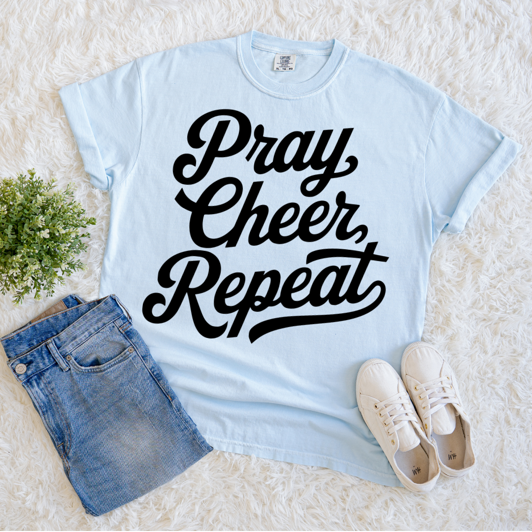 Pray, Cheer, Repeat T-shirt