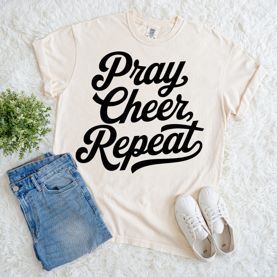 Pray, Cheer, Repeat T-shirt