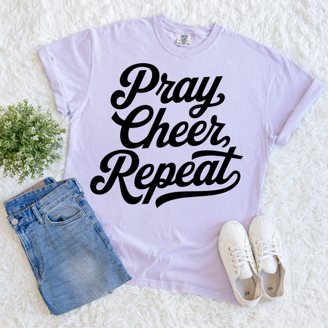 Pray, Cheer, Repeat T-shirt