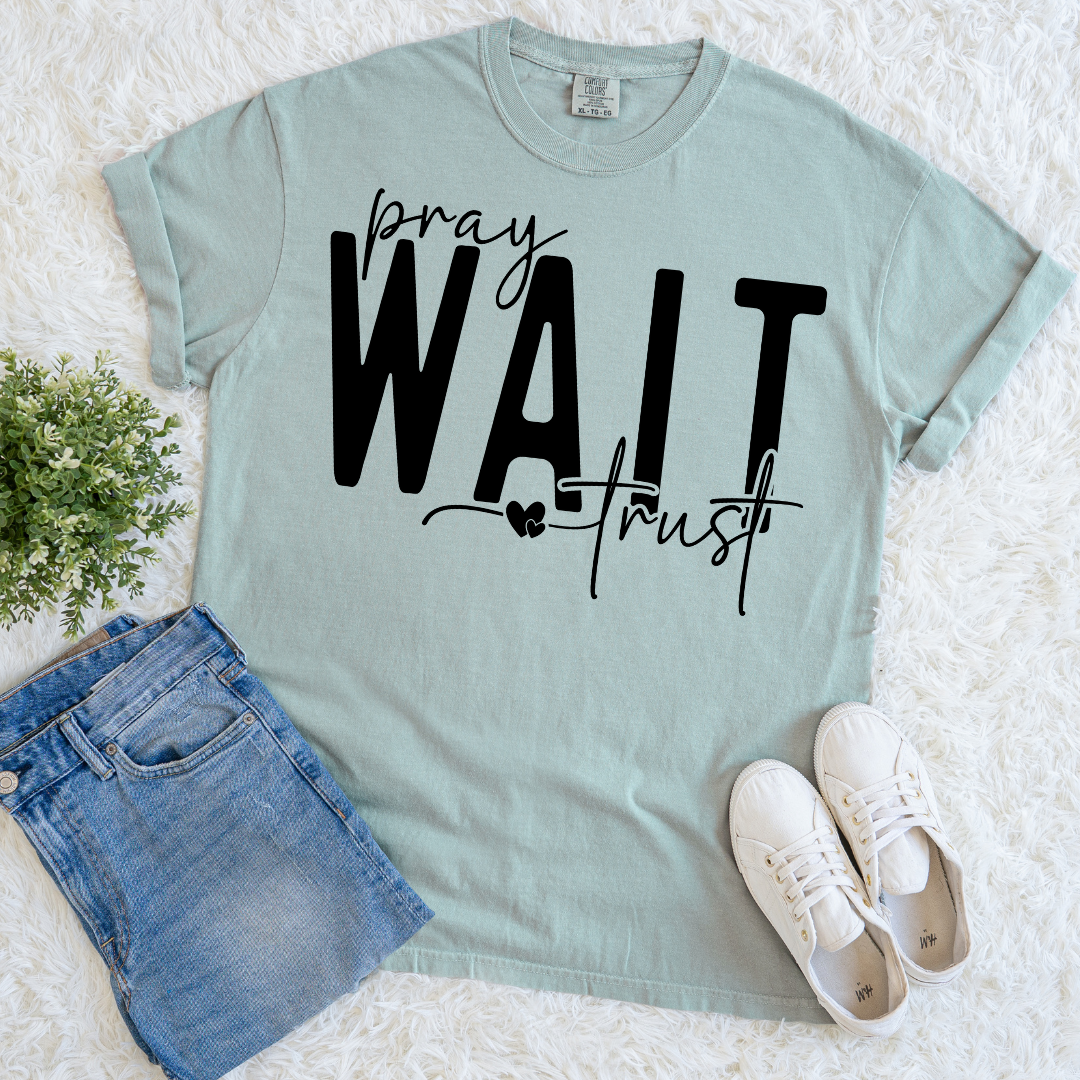 Pray, Wait, Trust T-shirt