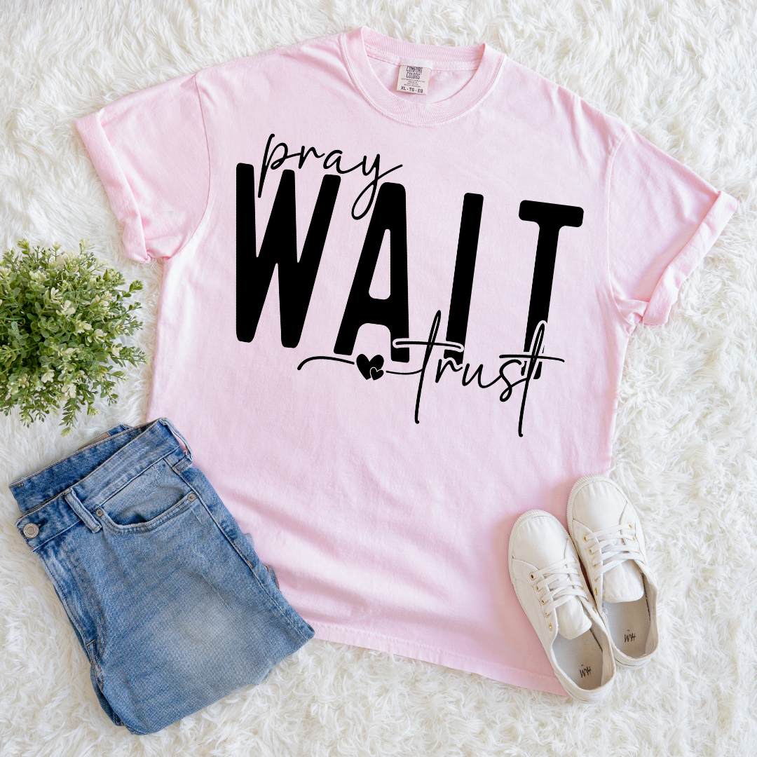 Pray, Wait, Trust T-shirt