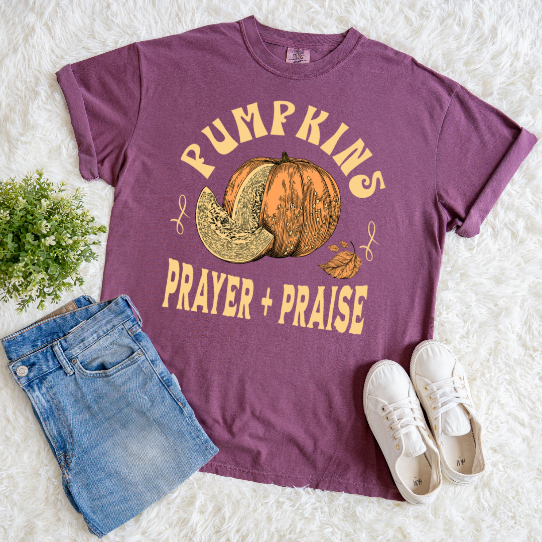 Pumpkin, Prayer & Praise T-shirt