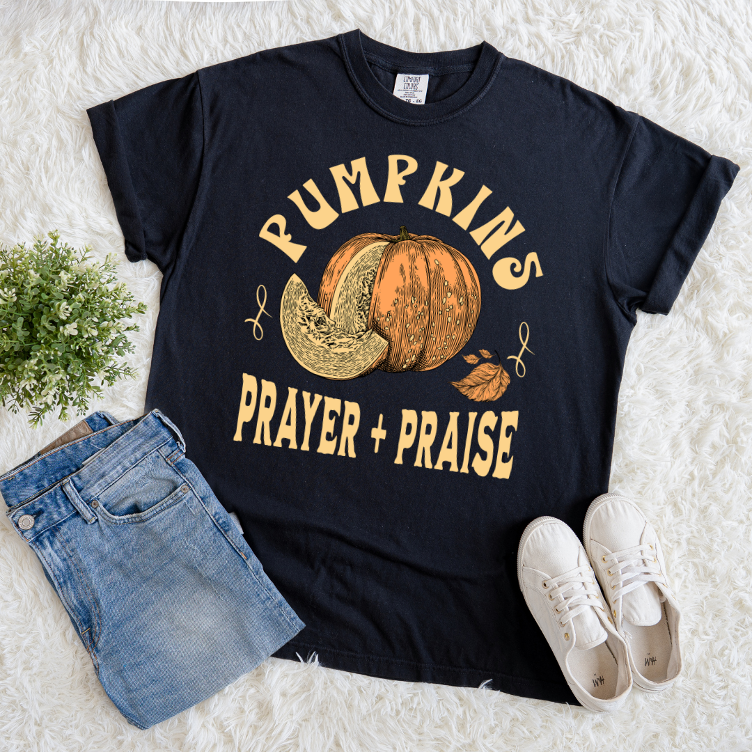Pumpkin, Prayer & Praise T-shirt