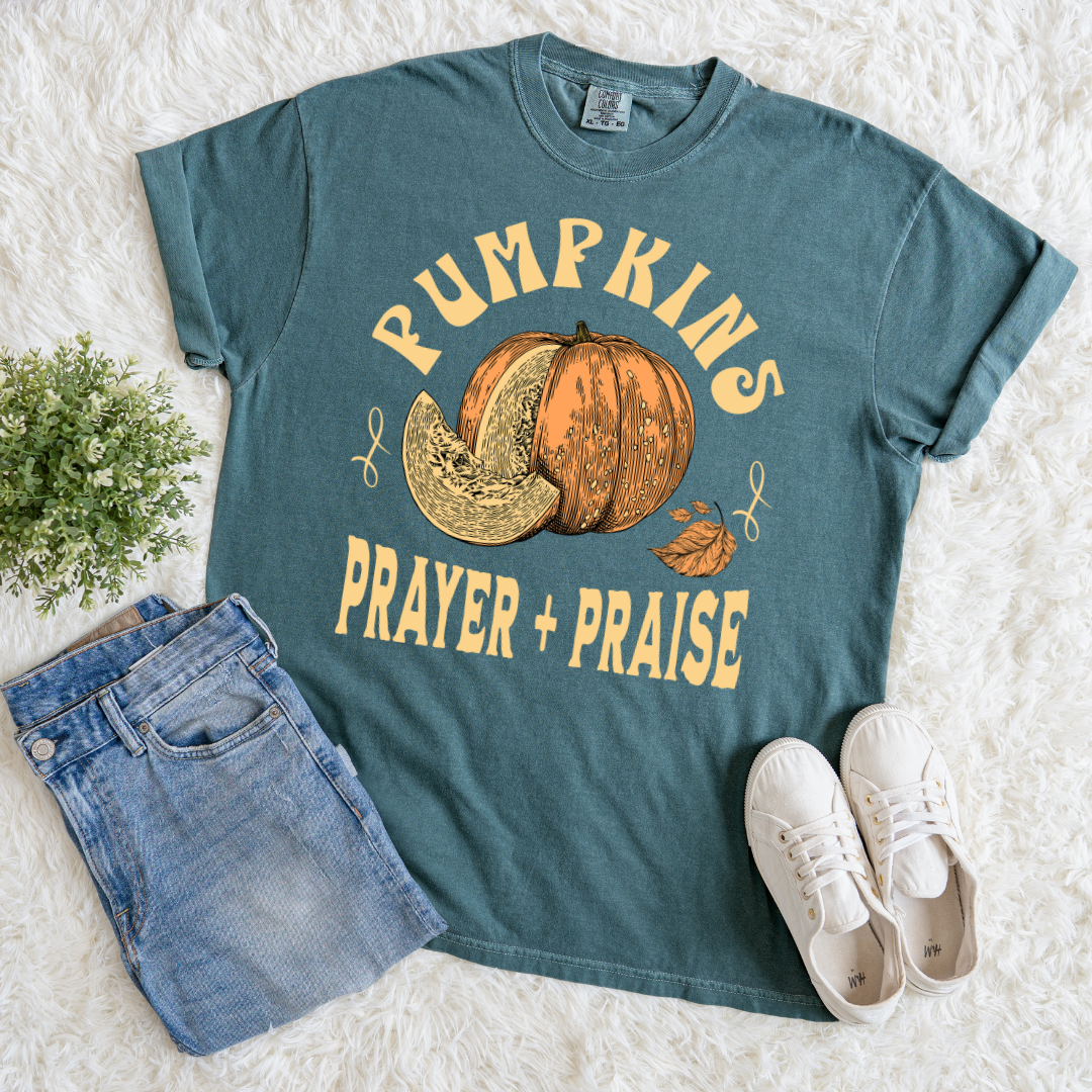 Pumpkin, Prayer & Praise T-shirt