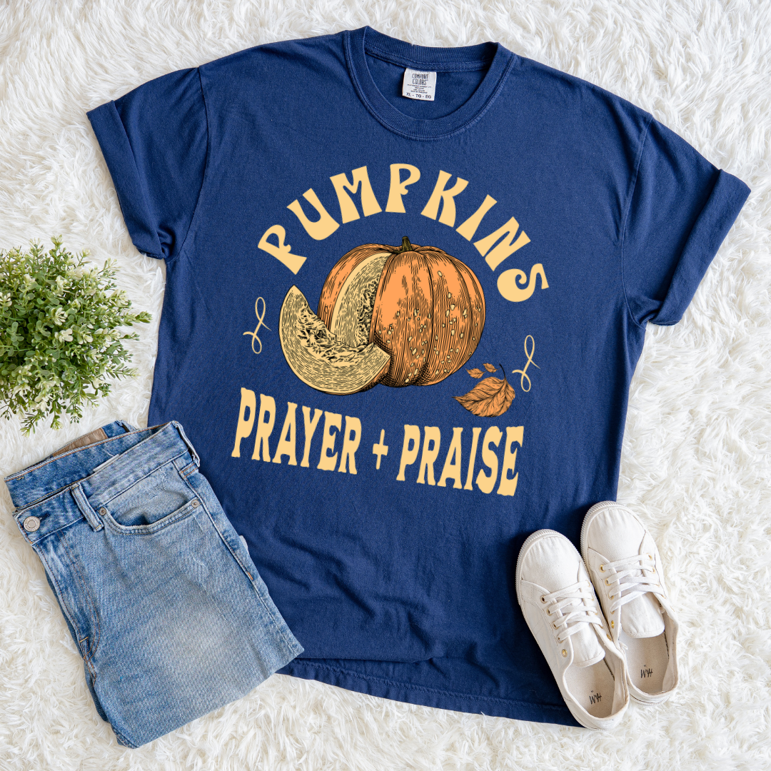 Pumpkin, Prayer & Praise T-shirt