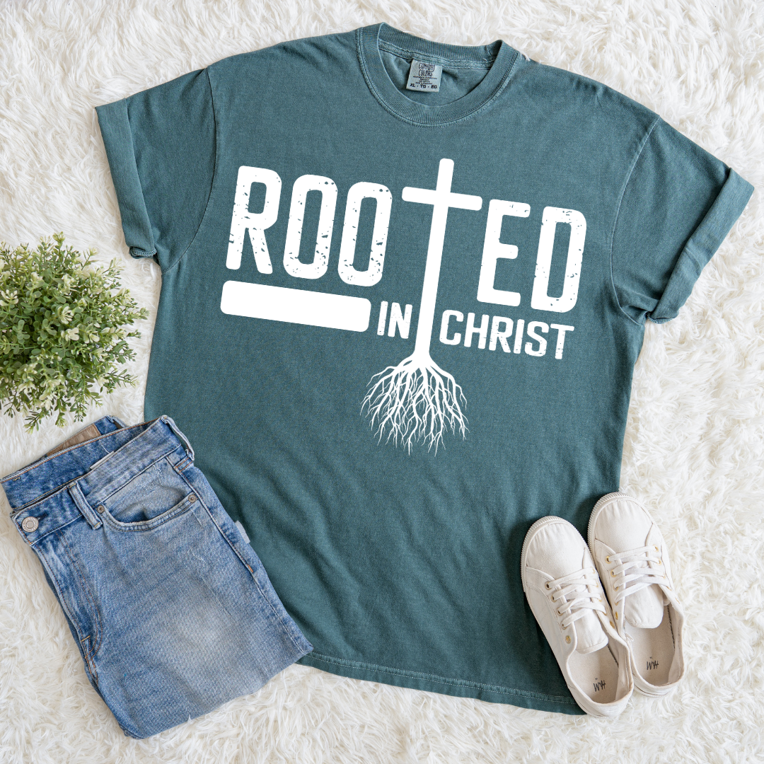 Rooted in Jesus T-shirt