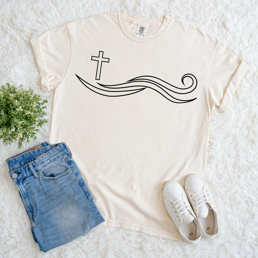 Wave Cross T-shirt